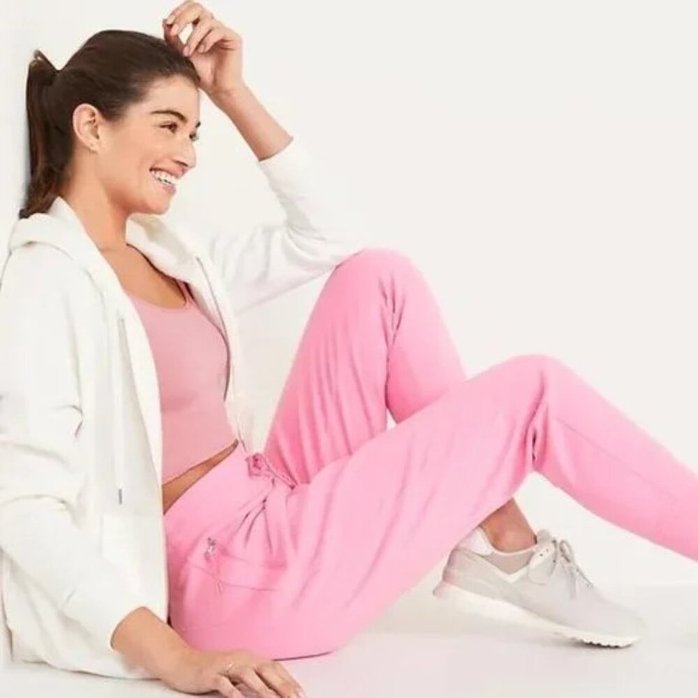Old Navy Women's Pink Dynamic Fleece Jogger
